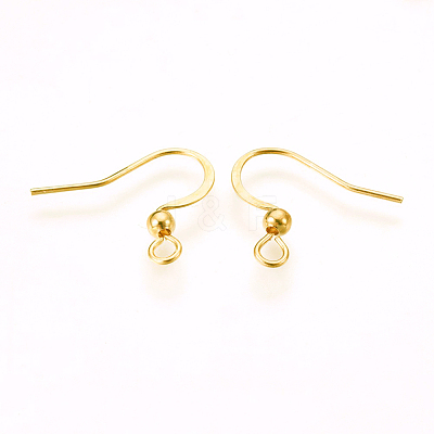 316 Surgical Stainless Steel Earring Hooks STAS-P220-13G-1