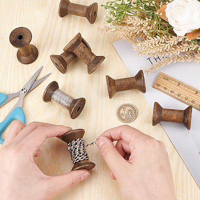 Wooden Empty Spools for Wire TOOL-WH0125-54B-1