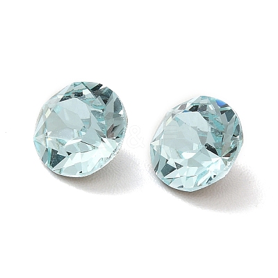Faceted K9 Glass Rhinestone Cabochons GGLA-R402-08C-1