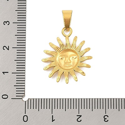 Ion Plating(IP) 304 Stainless Steel Pendants X-STAS-D112-06G-1