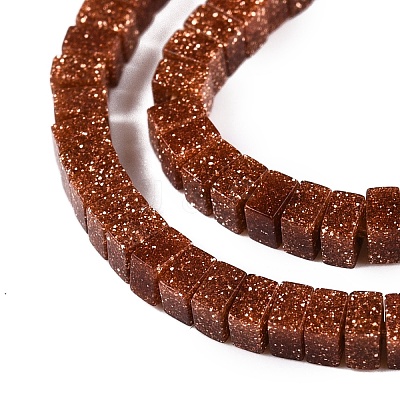 Synthetic Goldstone Beads Strands G-N342-75-1