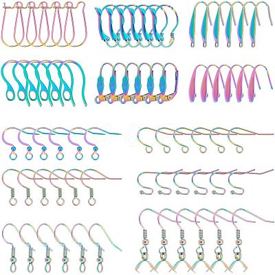 DIY Earring Making Finding Kit STAS-UN0038-65-1