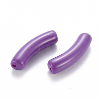 Opaque Acrylic Beads X-MACR-S372-002B-S016-1