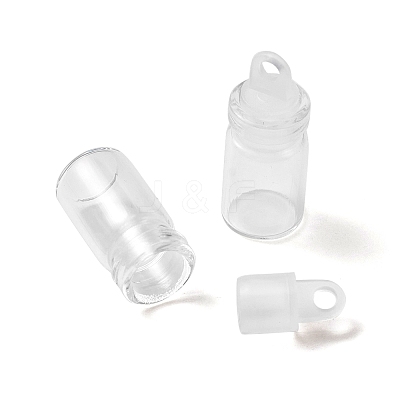 20Pcs Glass Bottle Pendant Decorations CON-FS0001-06-1