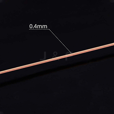 Round Bare Copper Wire for Jewelry Making CWIR-BC0002-16B-1