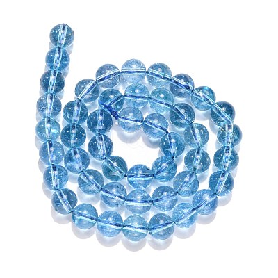 Natural Quartz Crystal Beads Strands G-G099-8mm-21-1