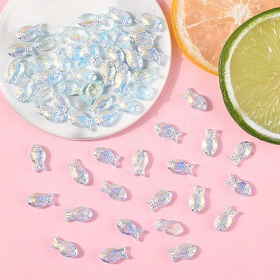 1 Strand Transparency Electroplate Glass Beads Strands GLAA-YW0004-90A-1