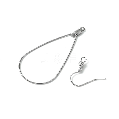 67Pcs 4 Styles 304 Stainless Steel Wire Pendants FIND-FS0002-27-1