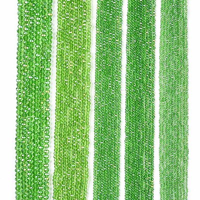 Electroplate Glass Beads Strands EGLA-A044-T6mm-B11-1