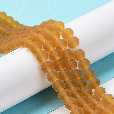 Transparent Glass Beads Strands X1-EGLA-A034-T6mm-MD04-1