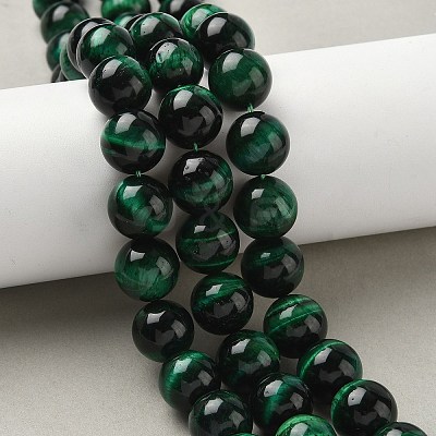 Natural Tiger Eye Beads Strands G-G448-14mm-18A-1