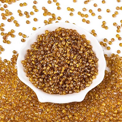 Picasso Baking Paint Glass Seed Beads SEED-N007-35C-1