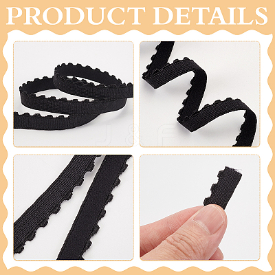 Flat Polyester Wide Elastic Cord OCOR-WH0100-22A-1