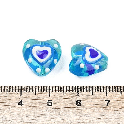 Handmade Lampwork Beads Strands LAMP-R004-06A-05-1