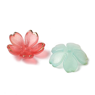 Acrylic Bead Caps X-OACR-H119-01-1