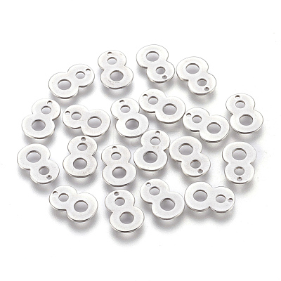 Tarnish Resistant 201 Stainless Steel Charms STAS-F175-01P-8-1
