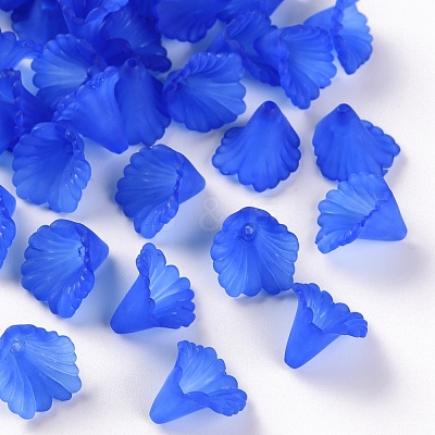 Frosted Acrylic Bead Caps MACR-S371-10A-751-1