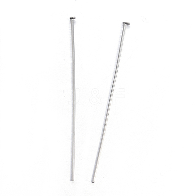Non-Tarnish 304 Stainless Steel Flat Head Pins X-STAS-D448-014P-1