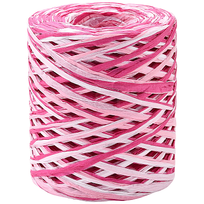 Segment Dyed Raffia Paper Cords for DIY Craft OCOR-WH20020-27A-1