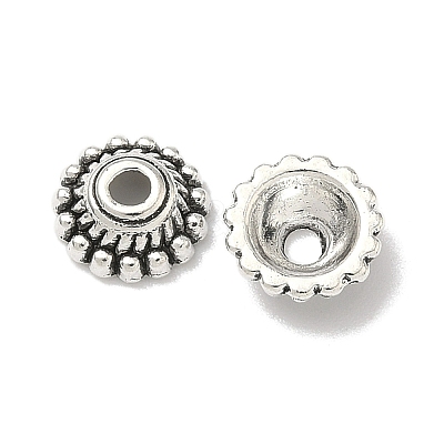 Tibetan Style Alloy Caps LS-LF1235Y-NF-1