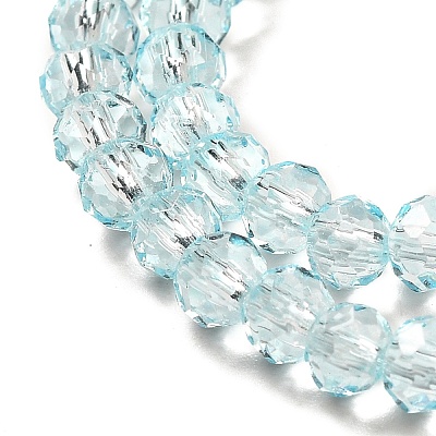 Transparent Baking Paint Glass Beads X1-DGLA-A034-T4mm-D06-1