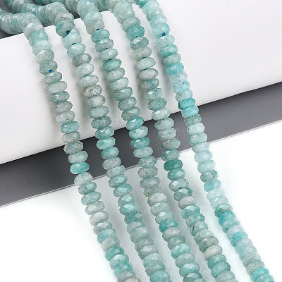Natural Amazonite Beads Strands G-T141-36-1