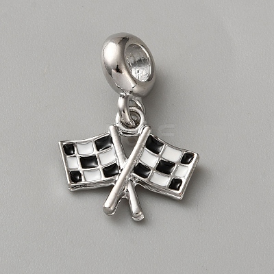 Alloy Enamel European Dangle Charms FIND-WH0173-301-1