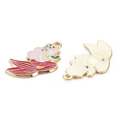 Alloy Enamel Pendants ENAM-S126-115-NR-1