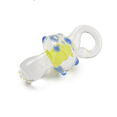 Handmade Lampwork Pendants LS-LAMP-S067-02B-1