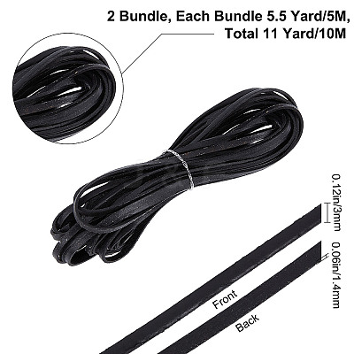 Flat Leather Jewelry Cord WL-GF0001-06D-01-1