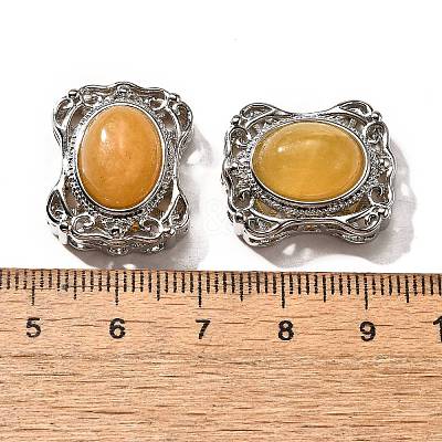 Natural Yellow Jade Multi-Strand Links KK-M304-05P-06-1