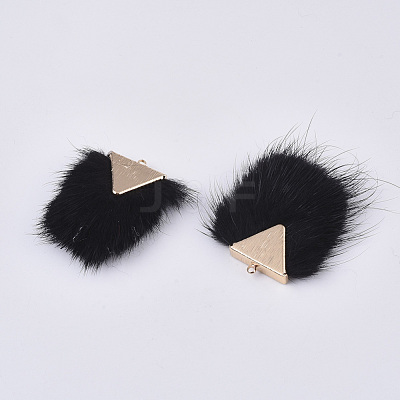 Faux Mink Fur Tassel Pendant Decorations FIND-S302-05K-1
