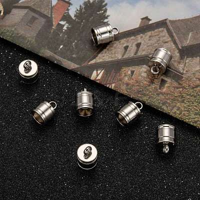 Tarnish Resistant 304 Stainless Steel Cord Ends STAS-E020-2-1