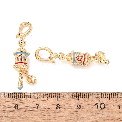 Brass with Enamel Peg Bails KK-A279-24G-1