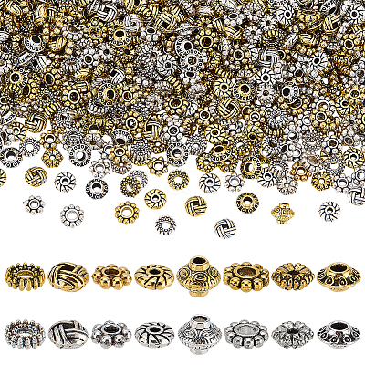 Tibetan Style Alloy Spacer Beads FIND-PH0025-74-1