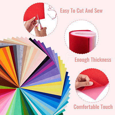 66Pcs Non Woven Fabric DIY-TAC0016-67B-1