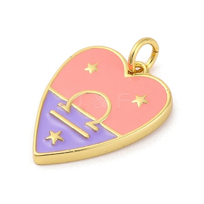 Brass Enamel Pendants LS-KK-Z077-01G-03-1