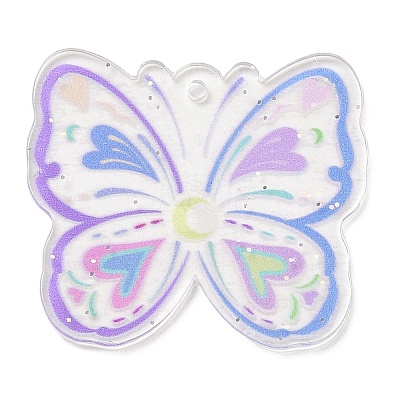 Acrylic Pendants OACR-I008-02B-1