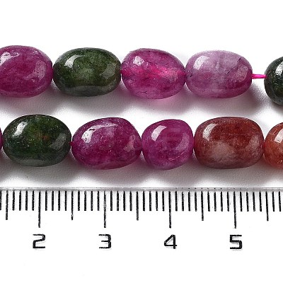 Dyed Natural Malaysia Jade Beads Strands G-P528-I04-01-1