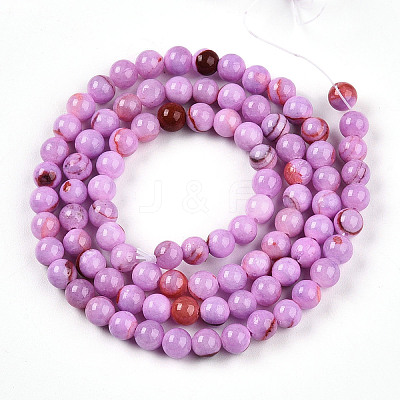 Natural Persian Jade Beads Strands G-A255-A02-04D-1