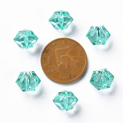 Transparent Acrylic Beads TACR-S154-15B-68-1