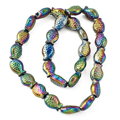 Electroplate Glass Beads Strands EGLA-V001-01G-1