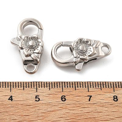 Brass Lobster Claw Clasps KK-R216-18B-P-1