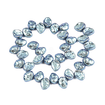 ABS Plastic Imitation Pearl Beads Strands KY-N015-16-A01-1