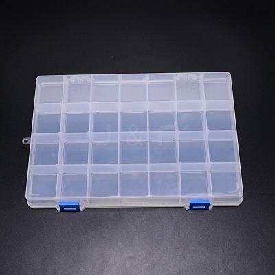Rectangle PP Plastic Bead Storage Container CON-WH0080-80-1
