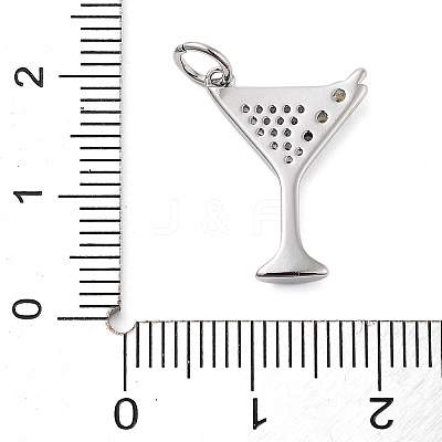 Rack Plating Brass Micro Pave Cubic Zirconia Pendants KK-NH0003-02P-1