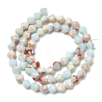 Synthetic Shoushan Stone Beads Strands G-Z119-A01-01B-1