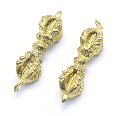 Brass Pendants KK-G319-51C-RS-1