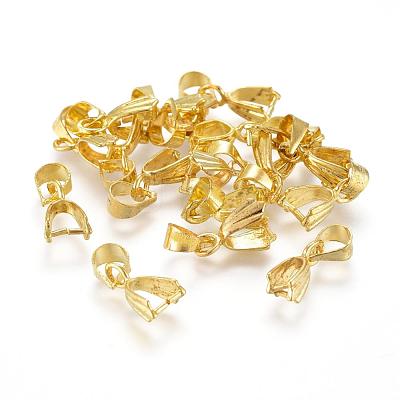 Brass Ice Pick Pinch Bails KK-E143-G-1