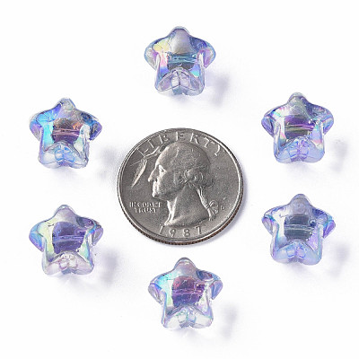 1-Hole Transparent Acrylic Buttons MACR-S373-129-C09-1